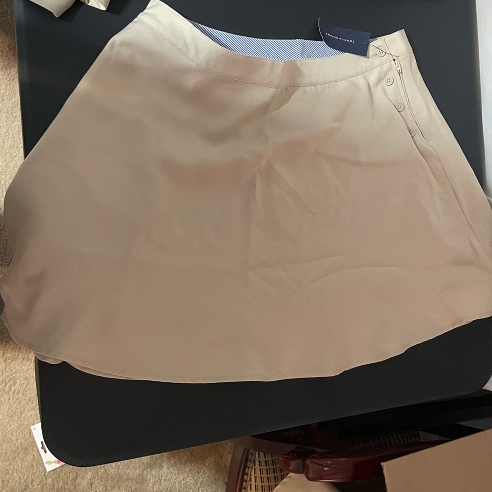 Tommy Hifiger Khaki School Skirt